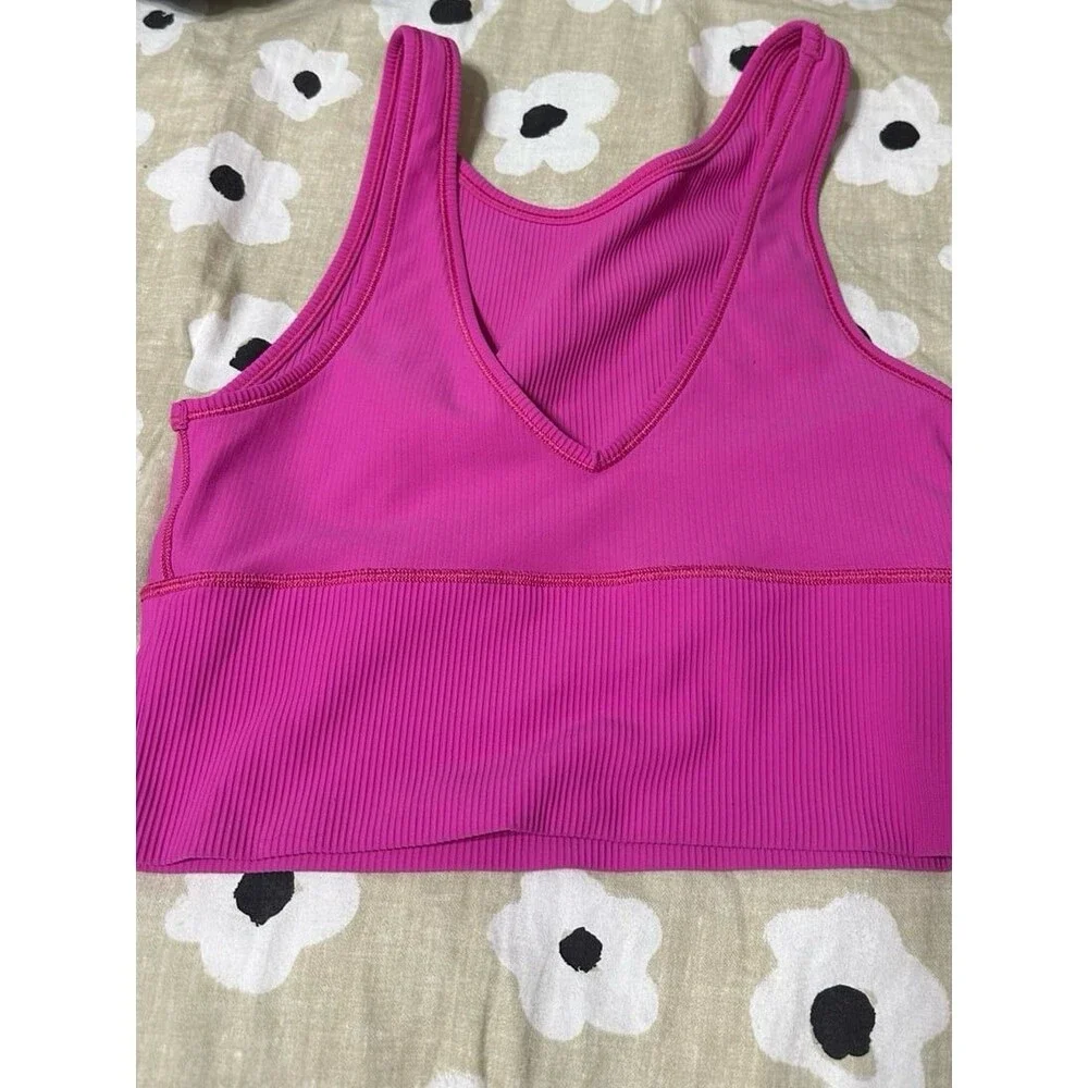 Lululemon pink pivot tank top
